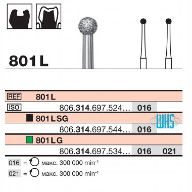 burs dental diamond 11