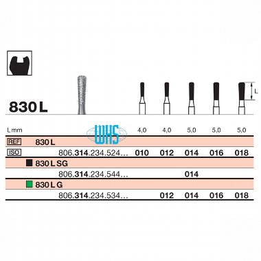burs dental diamond 27
