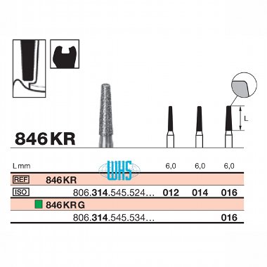 burs dental diamond 42