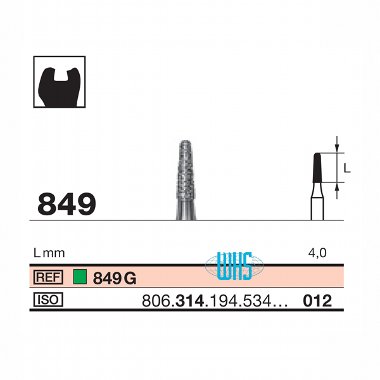 burs dental diamond 46