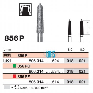 burs dental diamond 46d