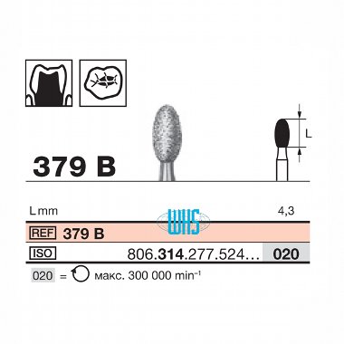 burs dental diamond 5