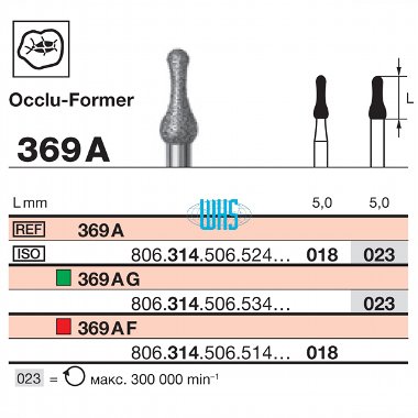 burs dental diamond 6