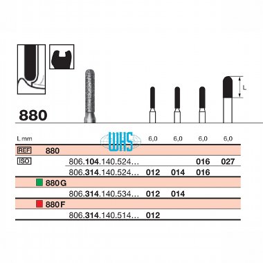 burs dental diamond 66