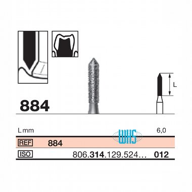 burs dental diamond 69