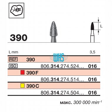 burs dental diamond 7