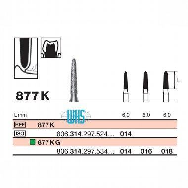 burs dental diamond 74