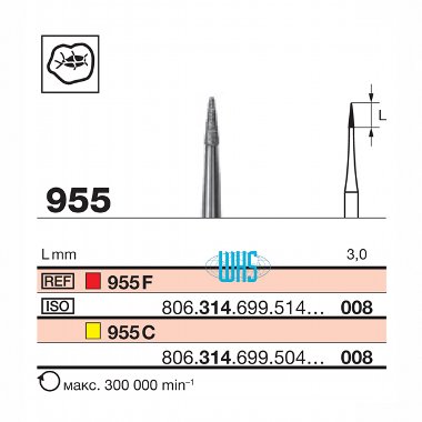 burs dental diamond 82